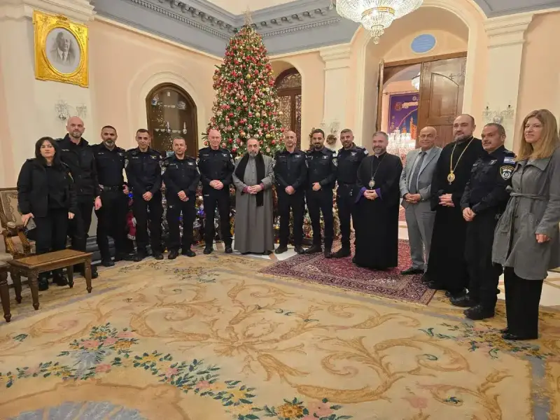 لقاء الشرطة الاسرائيلية ممثلي الطائفة الأرمنية
