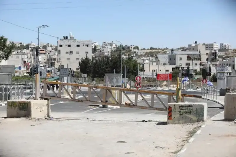 حاجز اسرائيلي في الضفة
