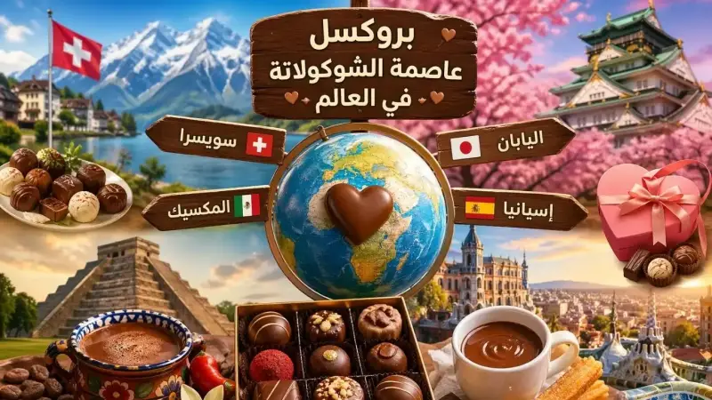 بروكسل عاصمة الشوكولاتة