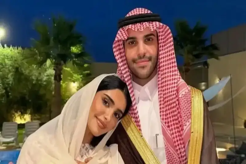 متعب العريفي وشادن الحديثي