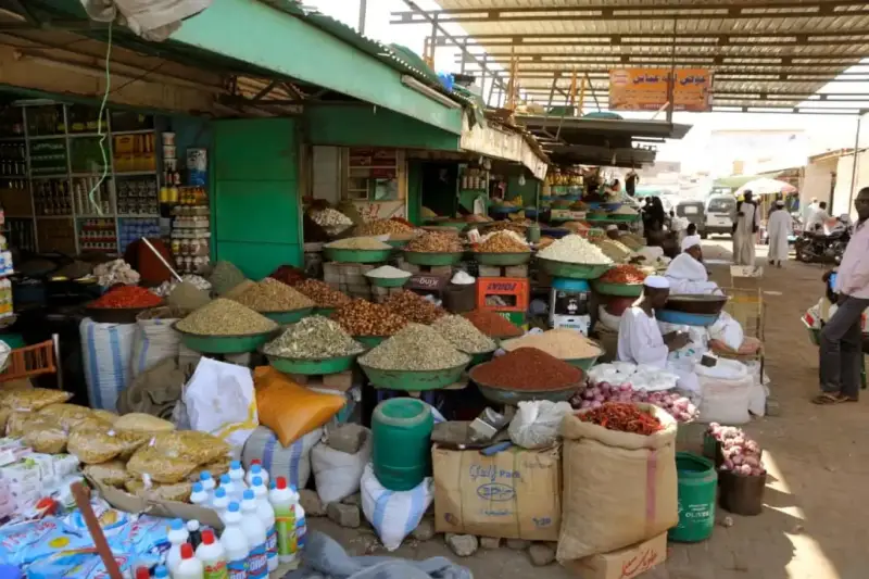 أحد الأسواق السودانية
