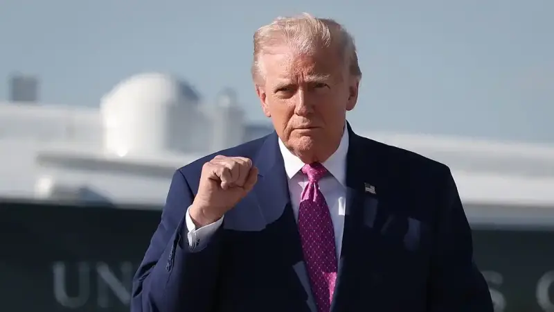 الرئيس الأمريكي، دونالد ترامب