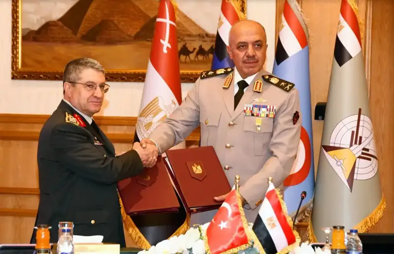 تدريب جوي مشترك بين مصر وتركيا