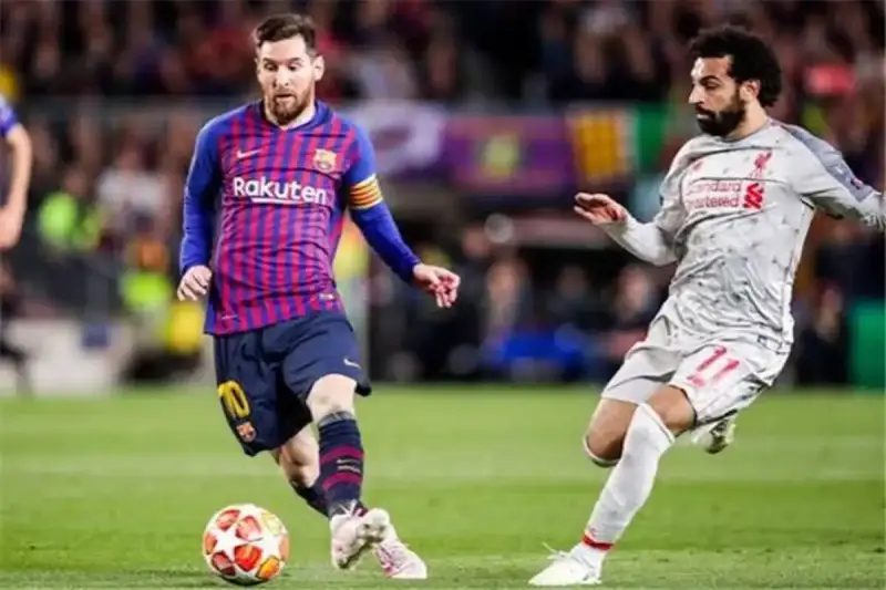 محمد صلاح وليونيل ميسي