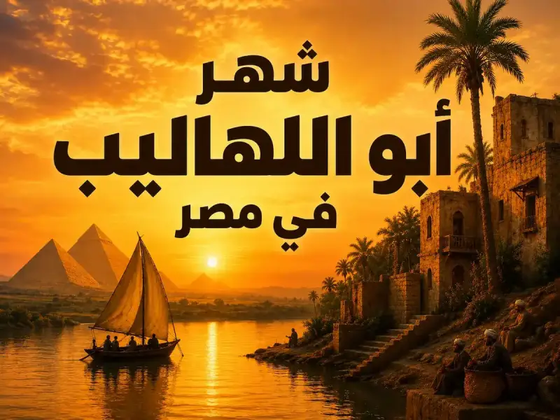ما هو شهر أبو اللهاليب في مصر؟