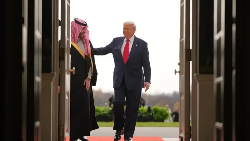 ترامب وولي العهد السعودي