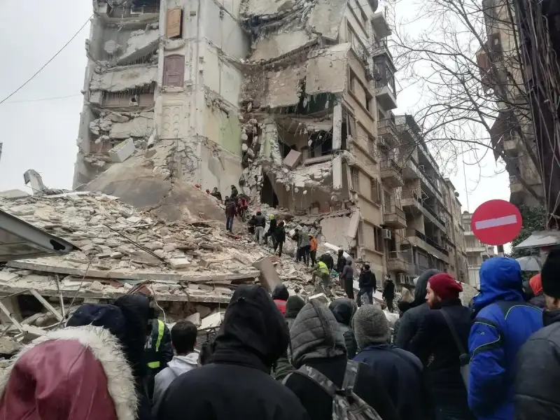 زلزال حلب اليوم