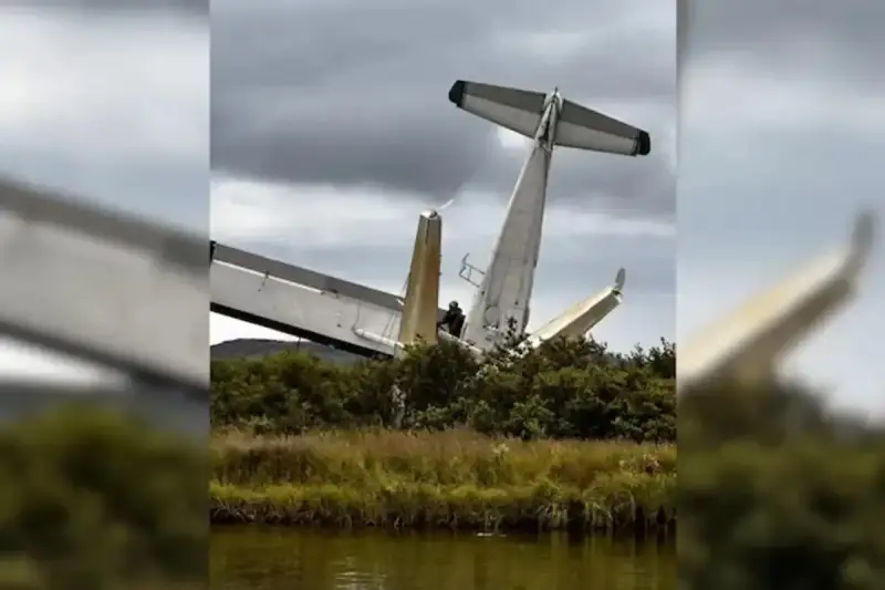 لقطة متداولة للحادث على منصات التواصل الاجتماعي