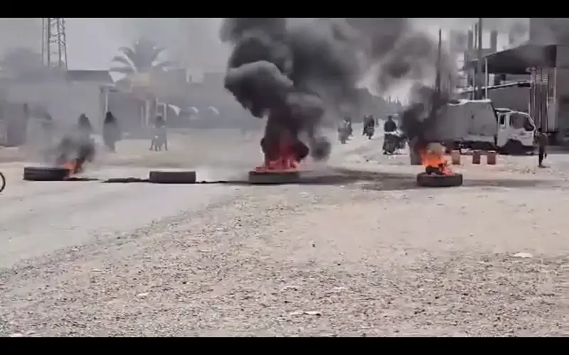 احتجاجات في سوريا بعد رفع البنزين