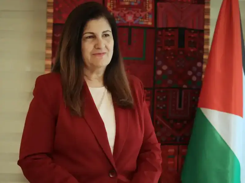 صورة توضيحية – وزيرة الخارجية الفلسطينية تلتقي نظيرها السريلانكي على هامش مؤتمر سيكا في باكو