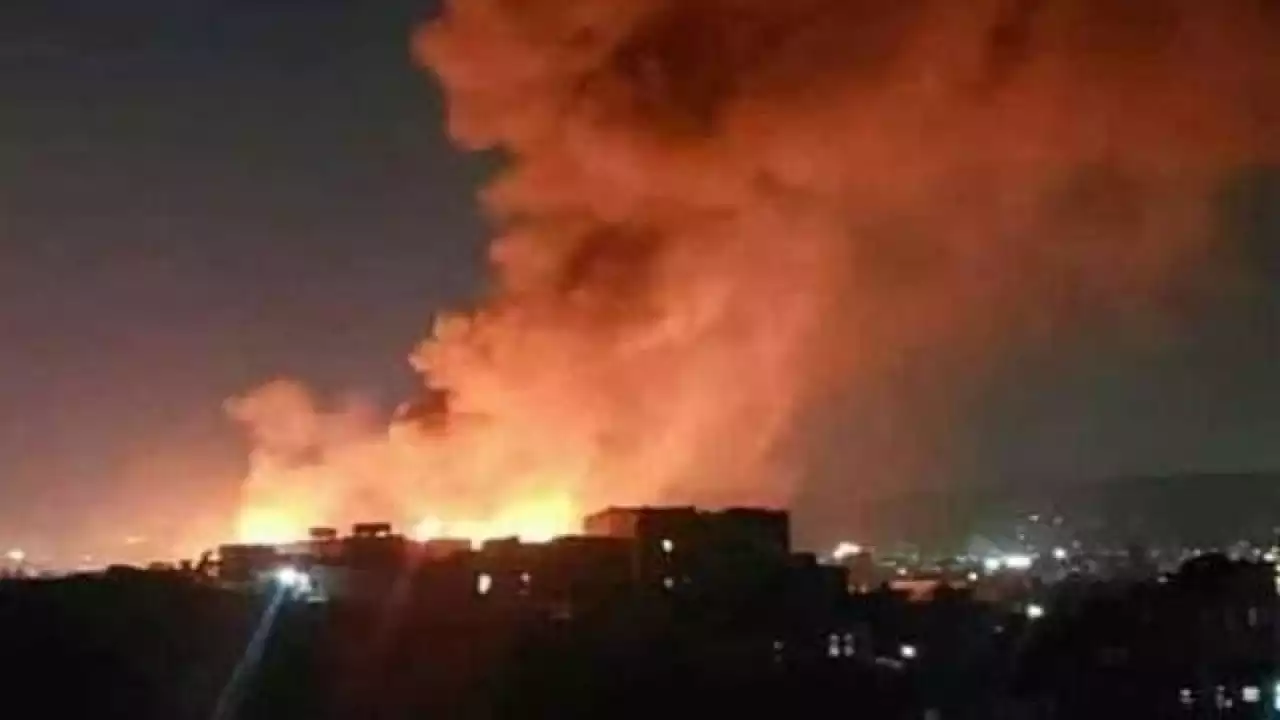 Yemen Weapons Explosion