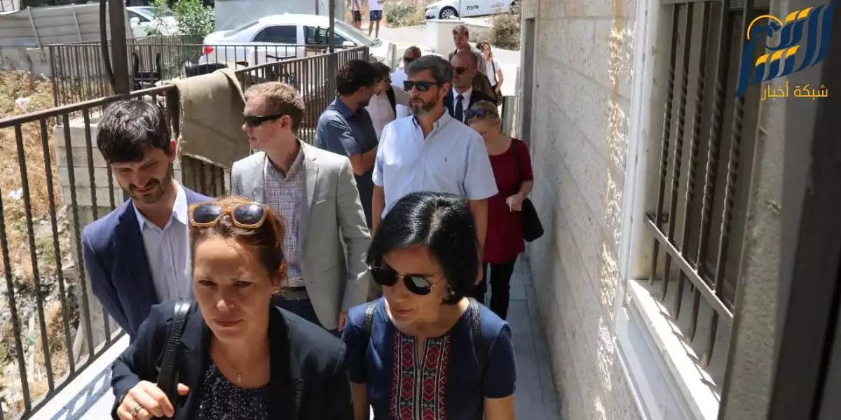 رؤساء بعثات دبلوماسية أوروبية في زياردة لوادي قدوم