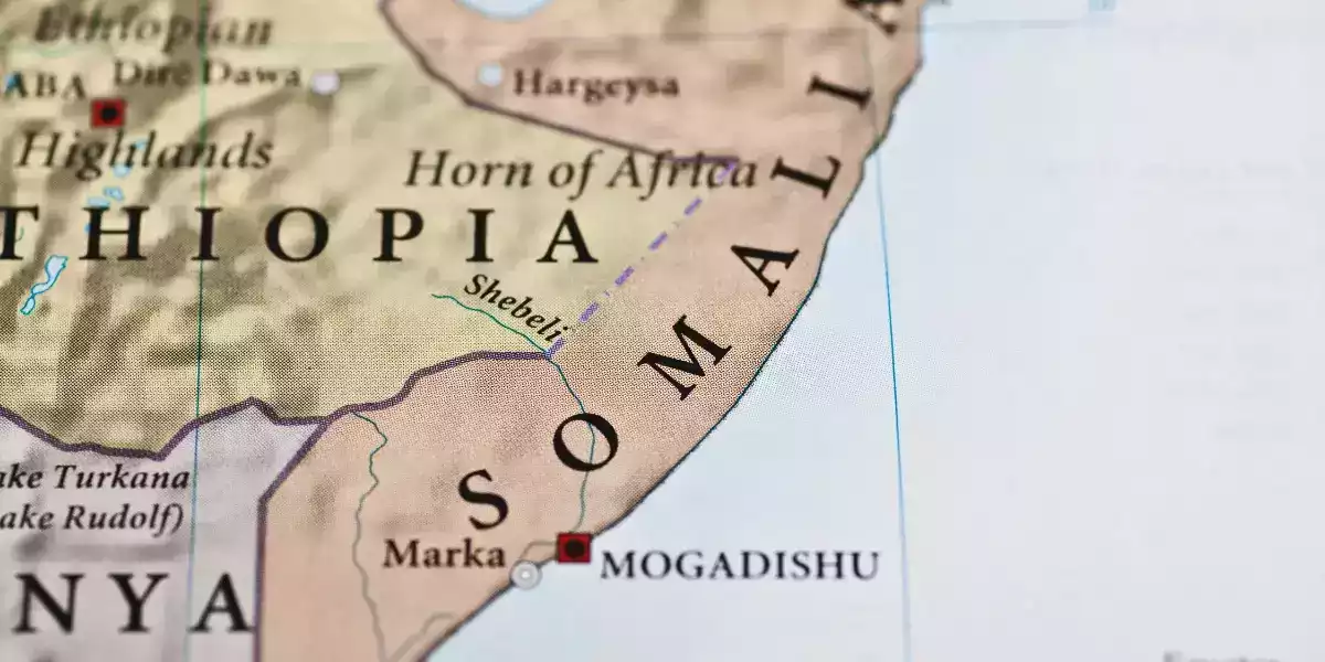 خريطة الصومال
