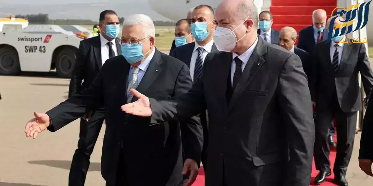 الرئيس الجزائري ونظيره الفلسطيني