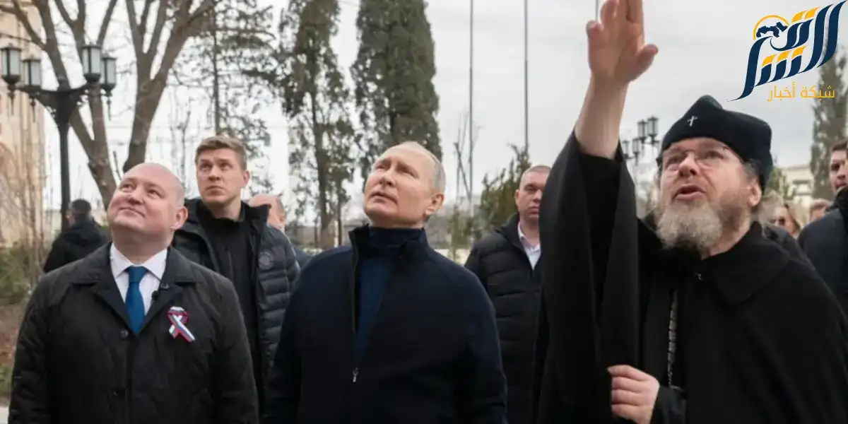 بوتين الرئيس الروسي بوتين يزور شبه جزيرة القرم