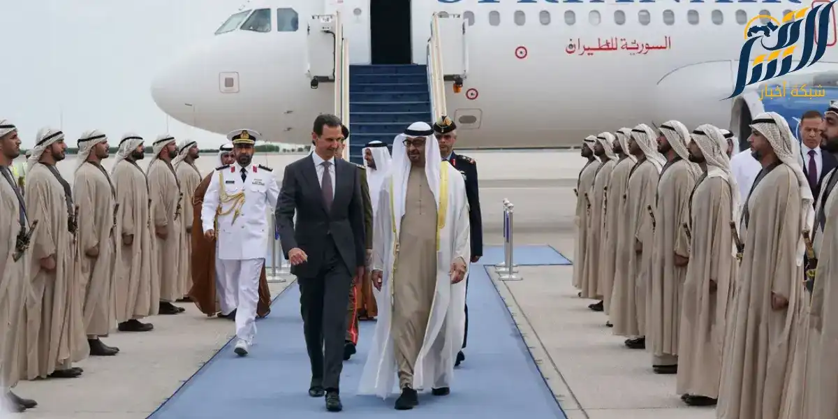 الرئيس السوري بشار الأسد يصل الى أبو ظبي في زيارة رسمية