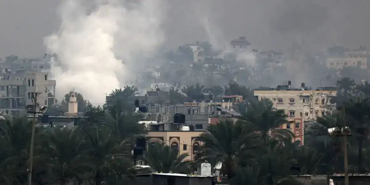 اثار الدمار في غزة