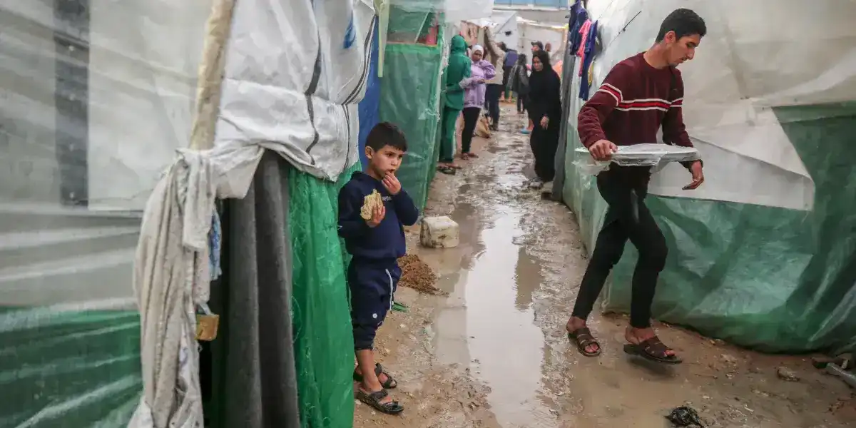خيام النازحين في غزة