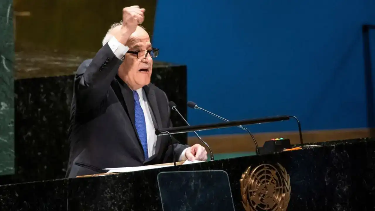المندوب الفلسطيني في الامم المتحدة