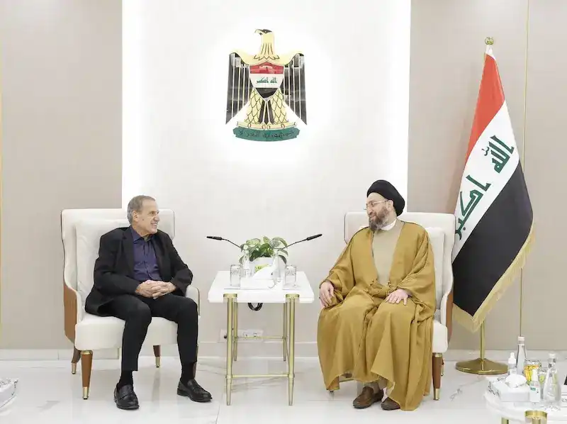 أبو ردينة مع زعيم تيار الحكمة الوطني العراقي