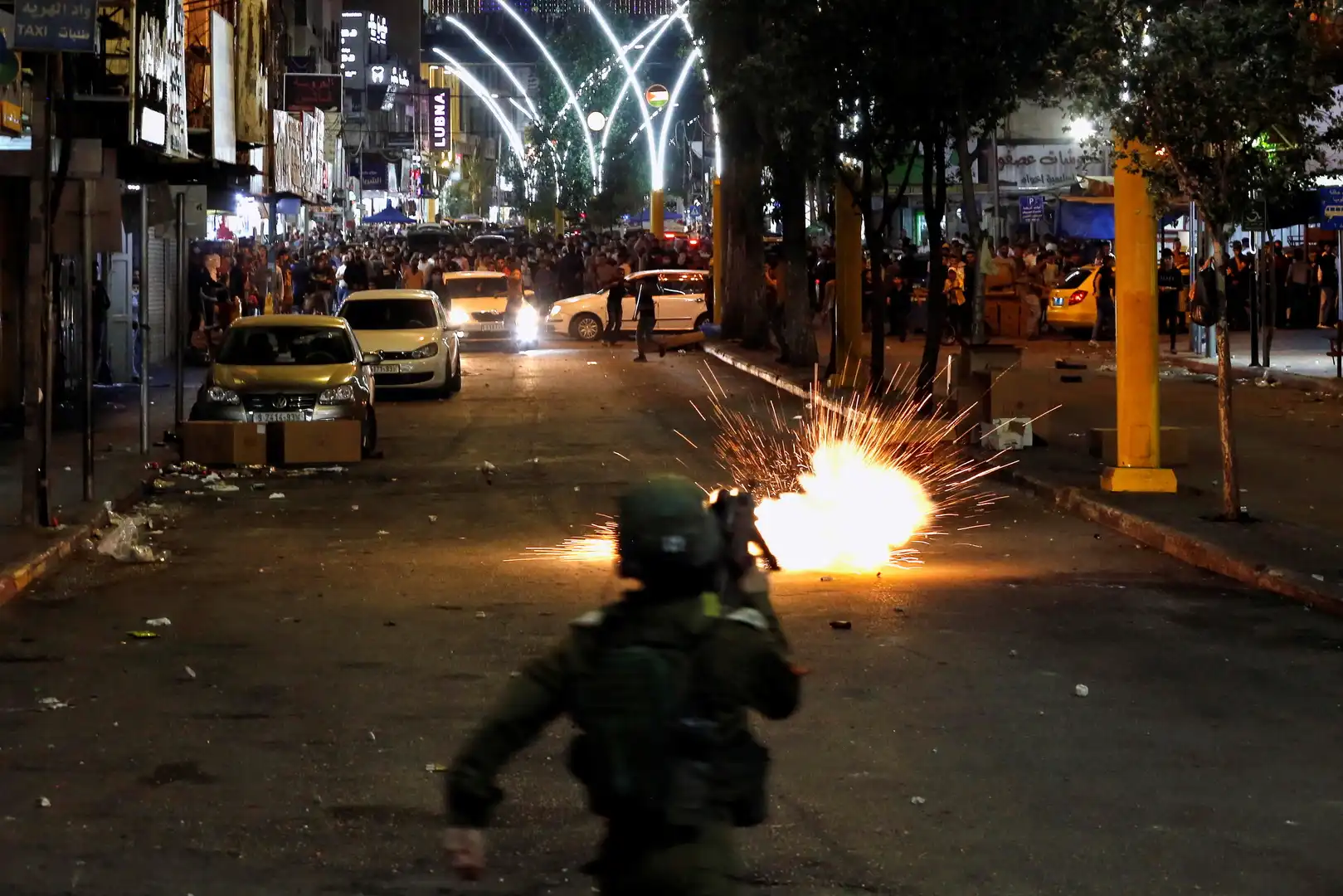 اجهات بين الفلسطينيين والقوات الإسرائيلية