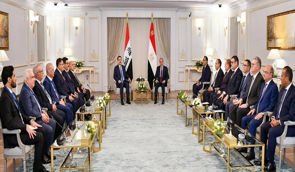 زيارة رئيس الوزراء العراقي لمصر والوفد المشارك