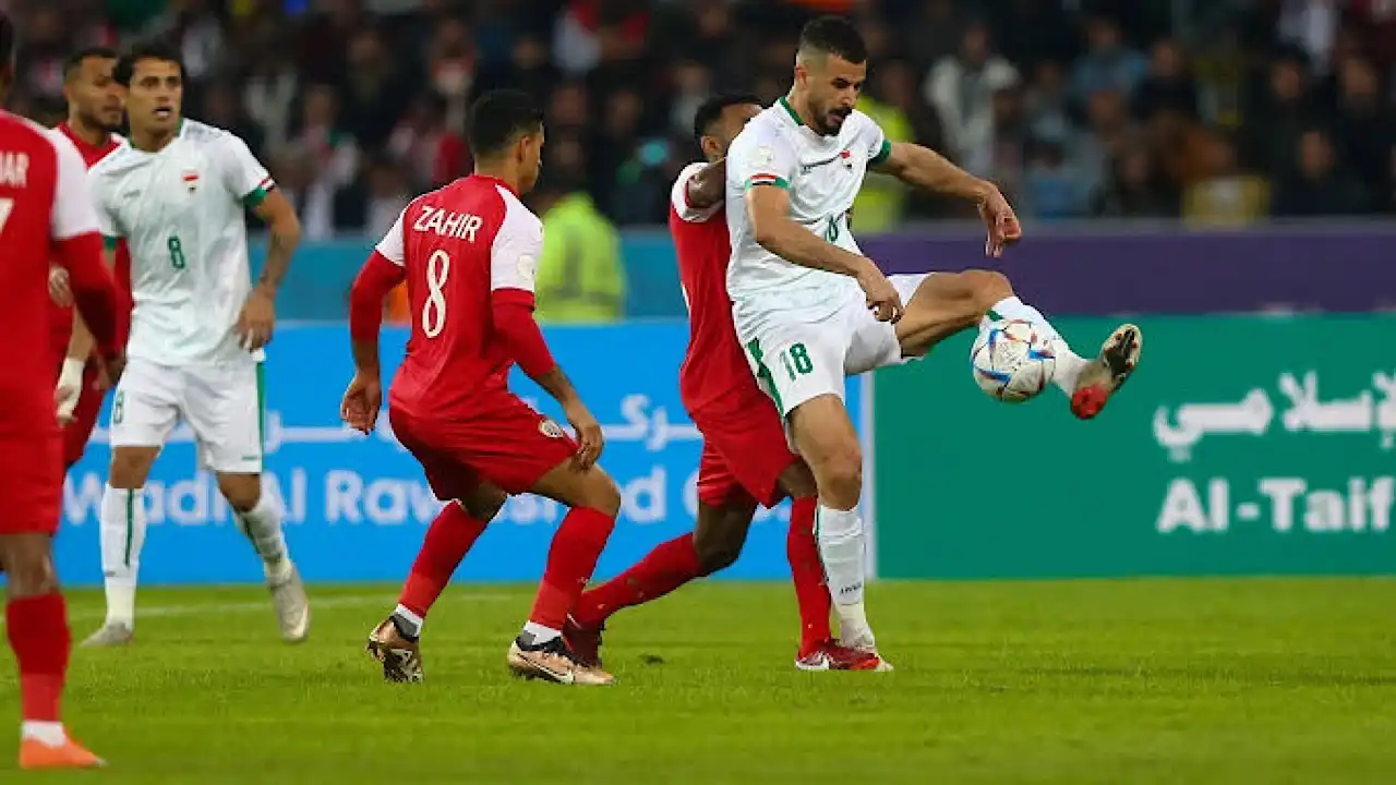 مباراة العراق وعمان