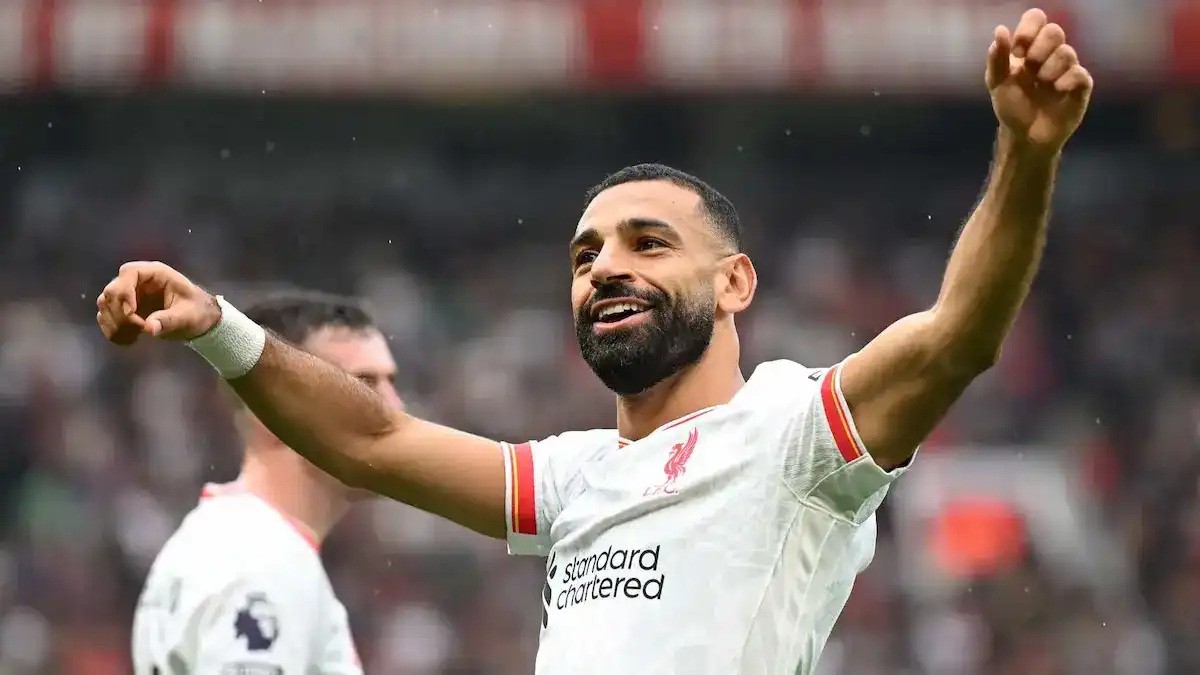 محمد صلاح لاعب ليفربول الإنجليزي