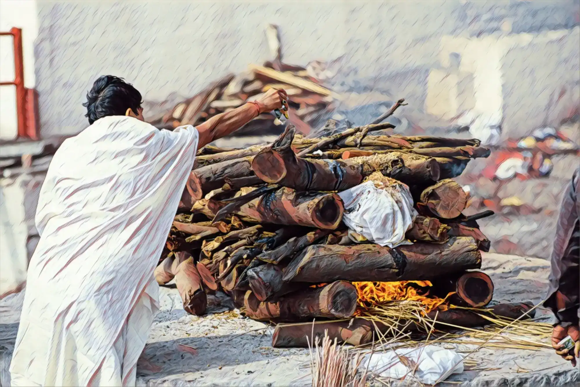 عودة جثمان هندي إلى أسرته