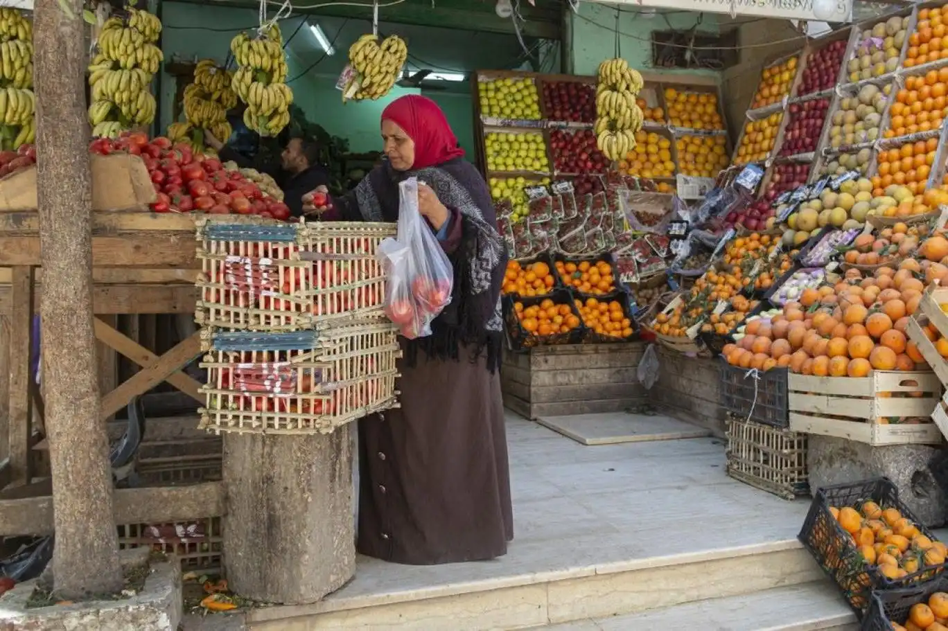 أحد الأسواق المصرية