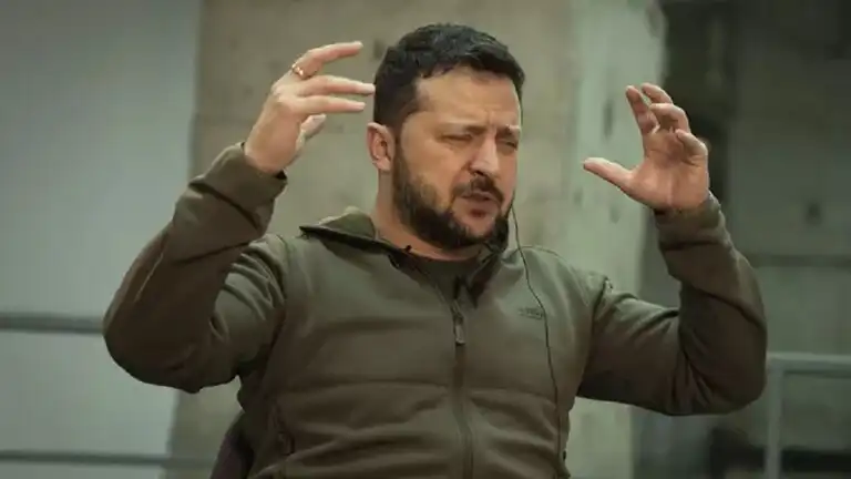 الرئيس الأوكراني فولوديمير زيلينسكي