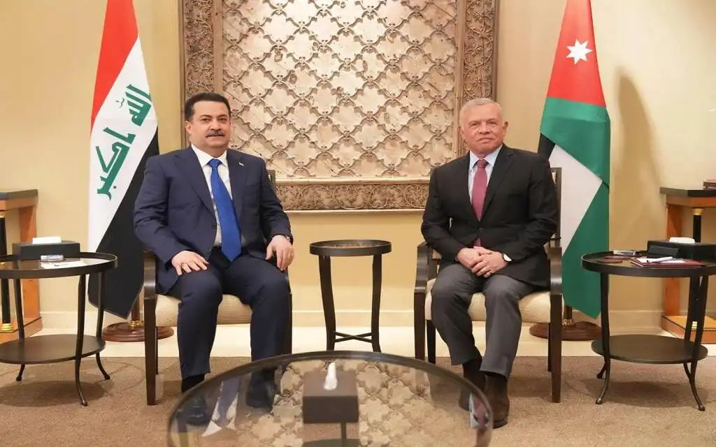 العاهل الأردني ورئيس وزراء العراق