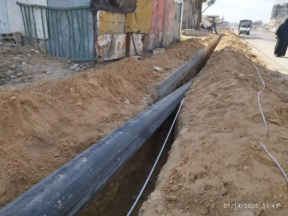 إيصال خط المياه