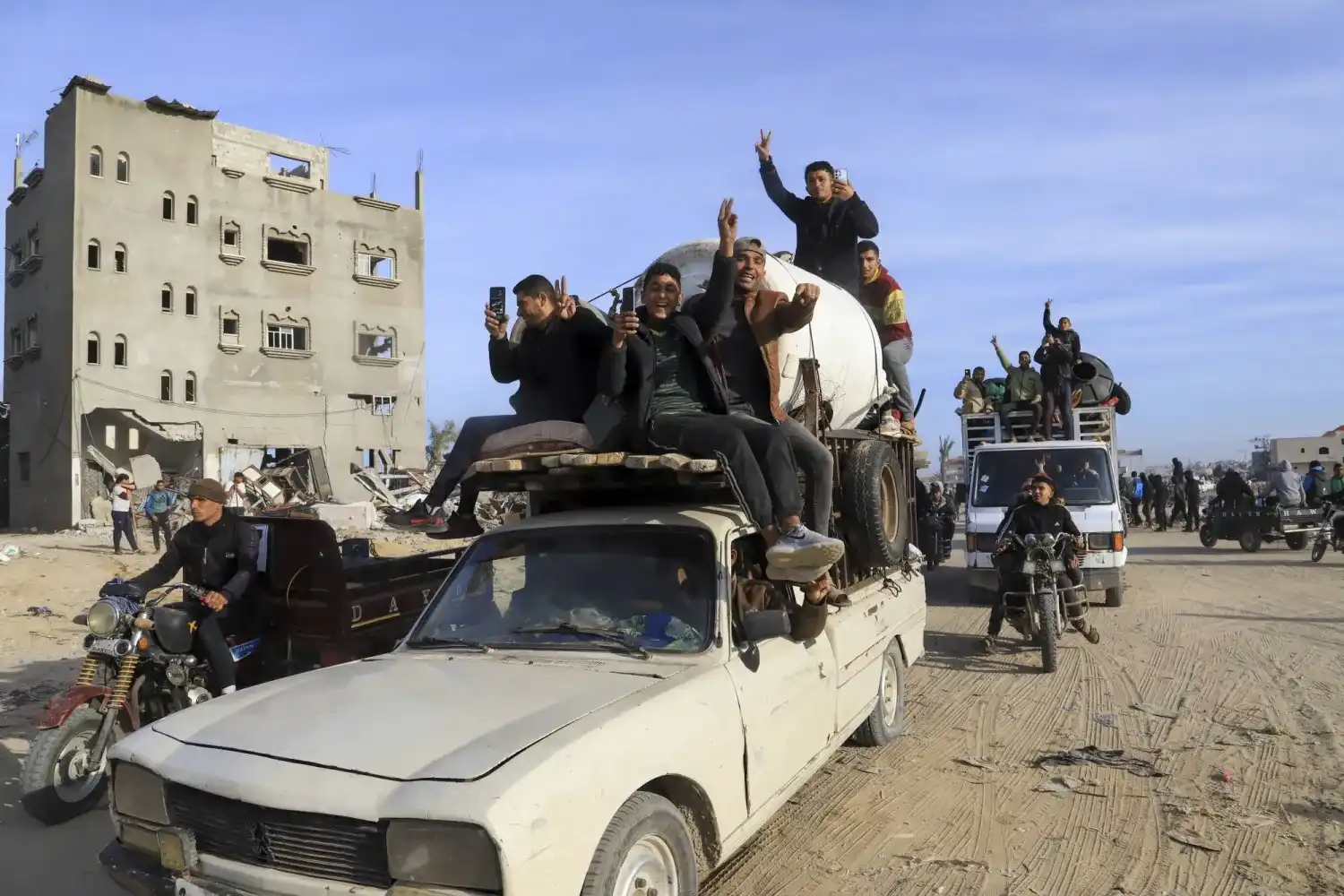 عودة النازحين إلى شمال غزة