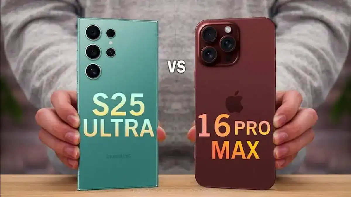 مقارنة بين Galaxy S25 Ultra و iPhone 16 Pro Max