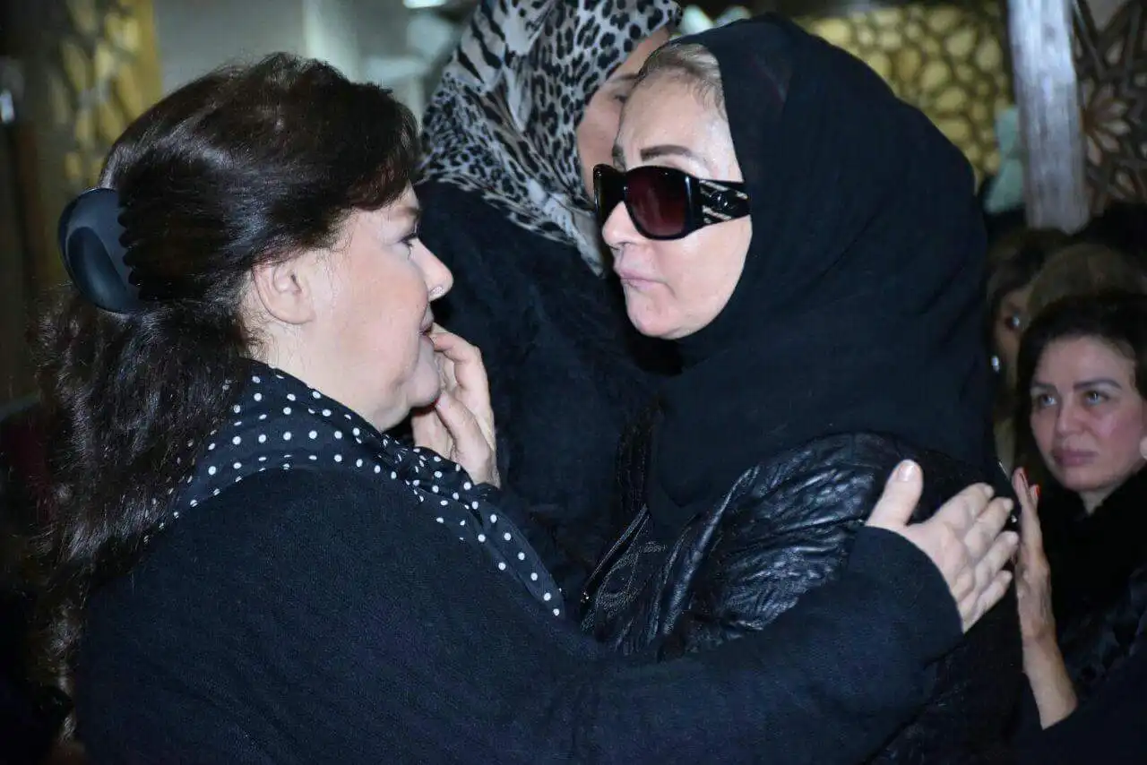 جنازة شقيق الفنانة شهيرة