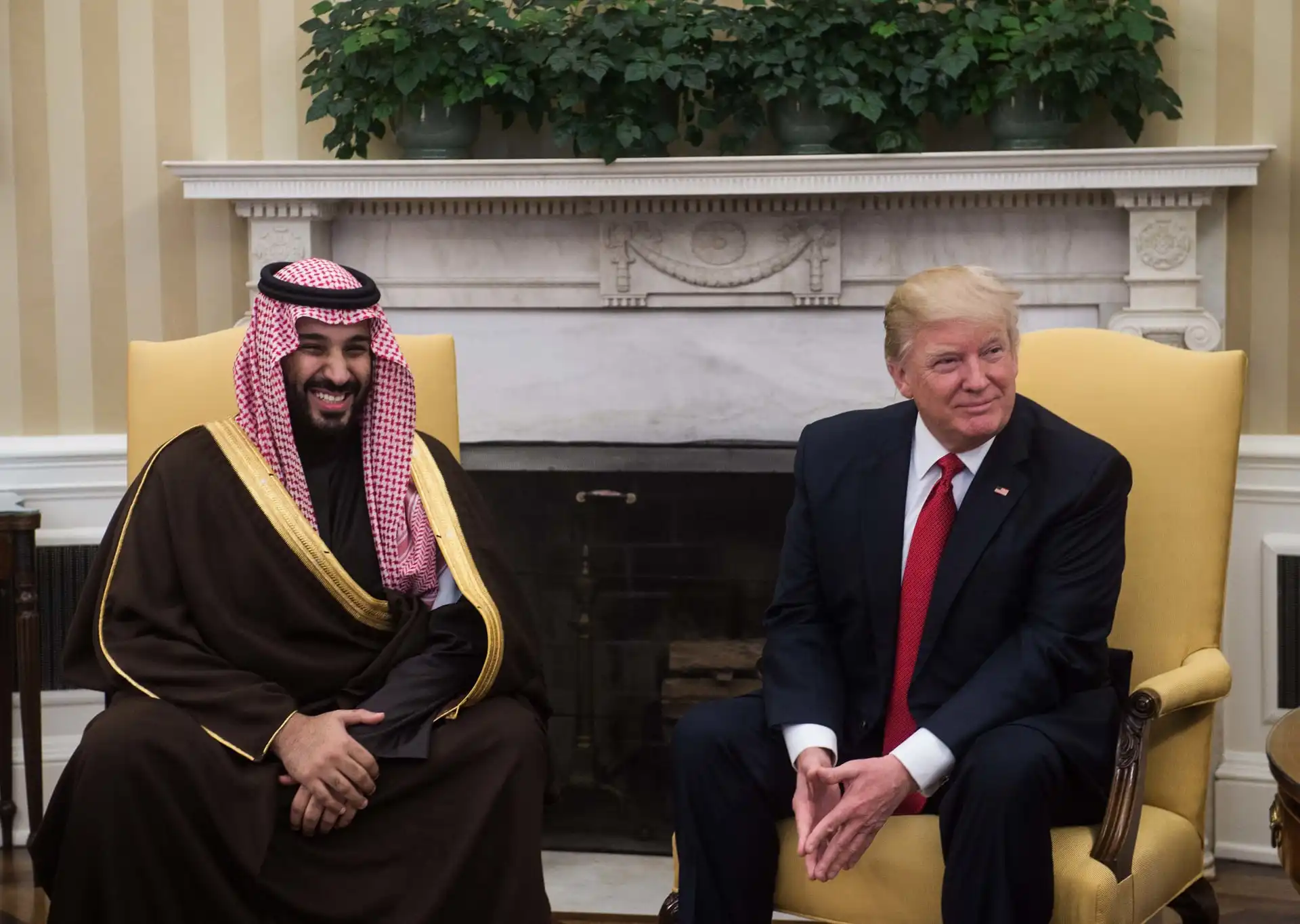 ترامب وبن سلمان
