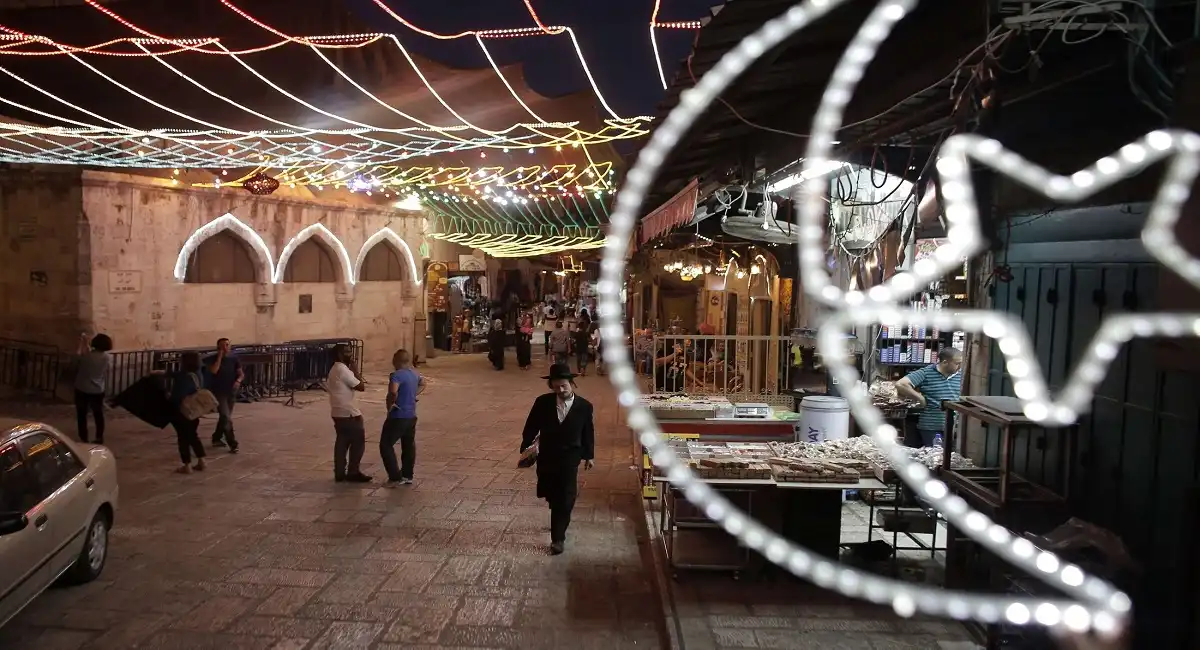 شوارع القدس في شهر رمضان