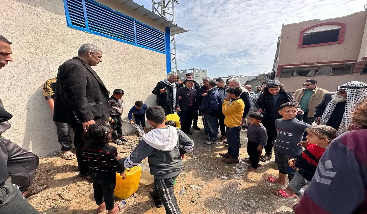 تأهيل بئر مياه بحي الشجاعية