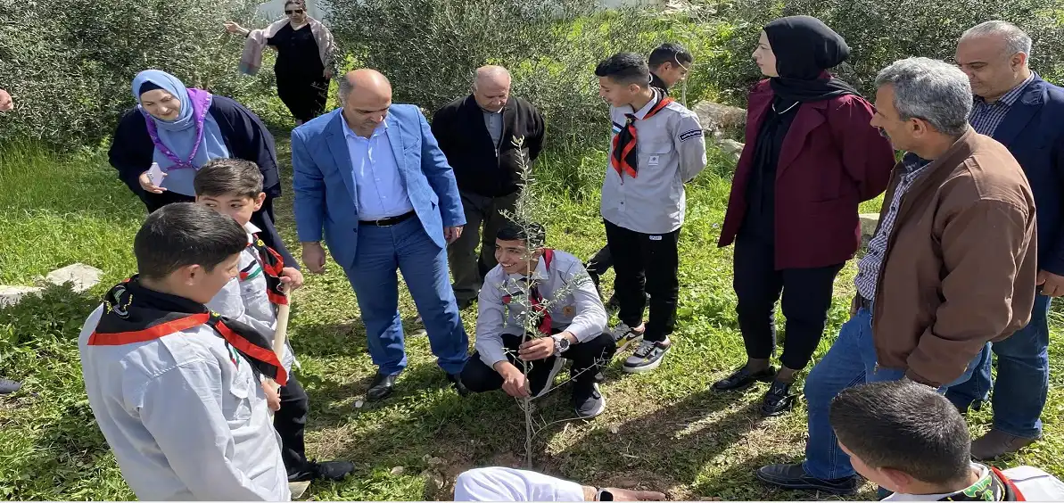 ذكرى يوم الأرض في جنوب نابلس