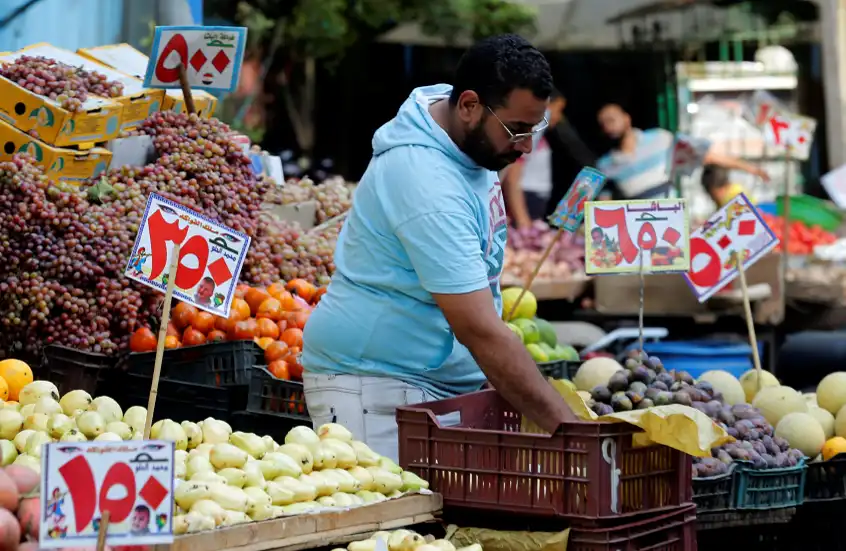 أحد الأسواق المصرية