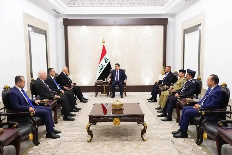 لقاء وزير الداخلية الفلسطيني برئيس الوزراء العراقي