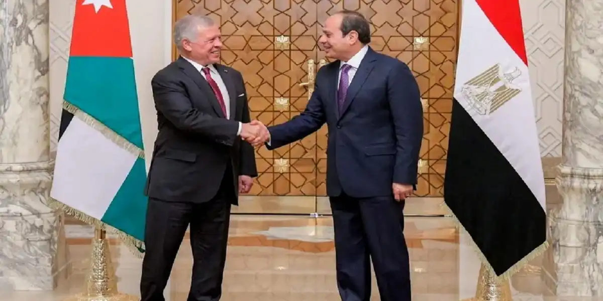 السيسي والملك عبد الله