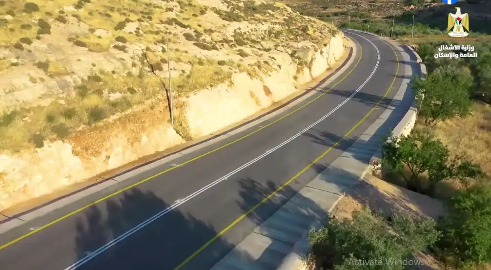 طريق واد سعير في الخليل