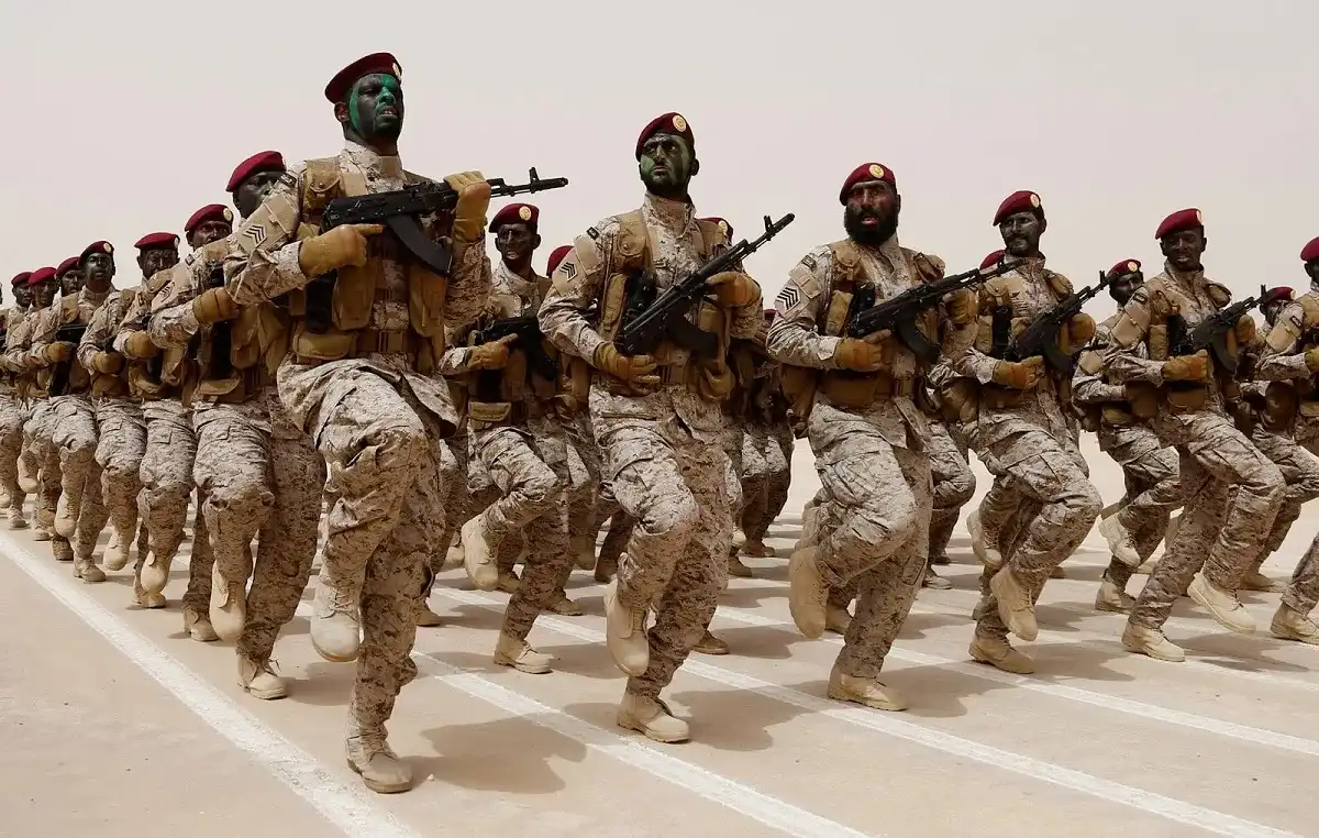 عناصر من القوات المسلحة السعودية