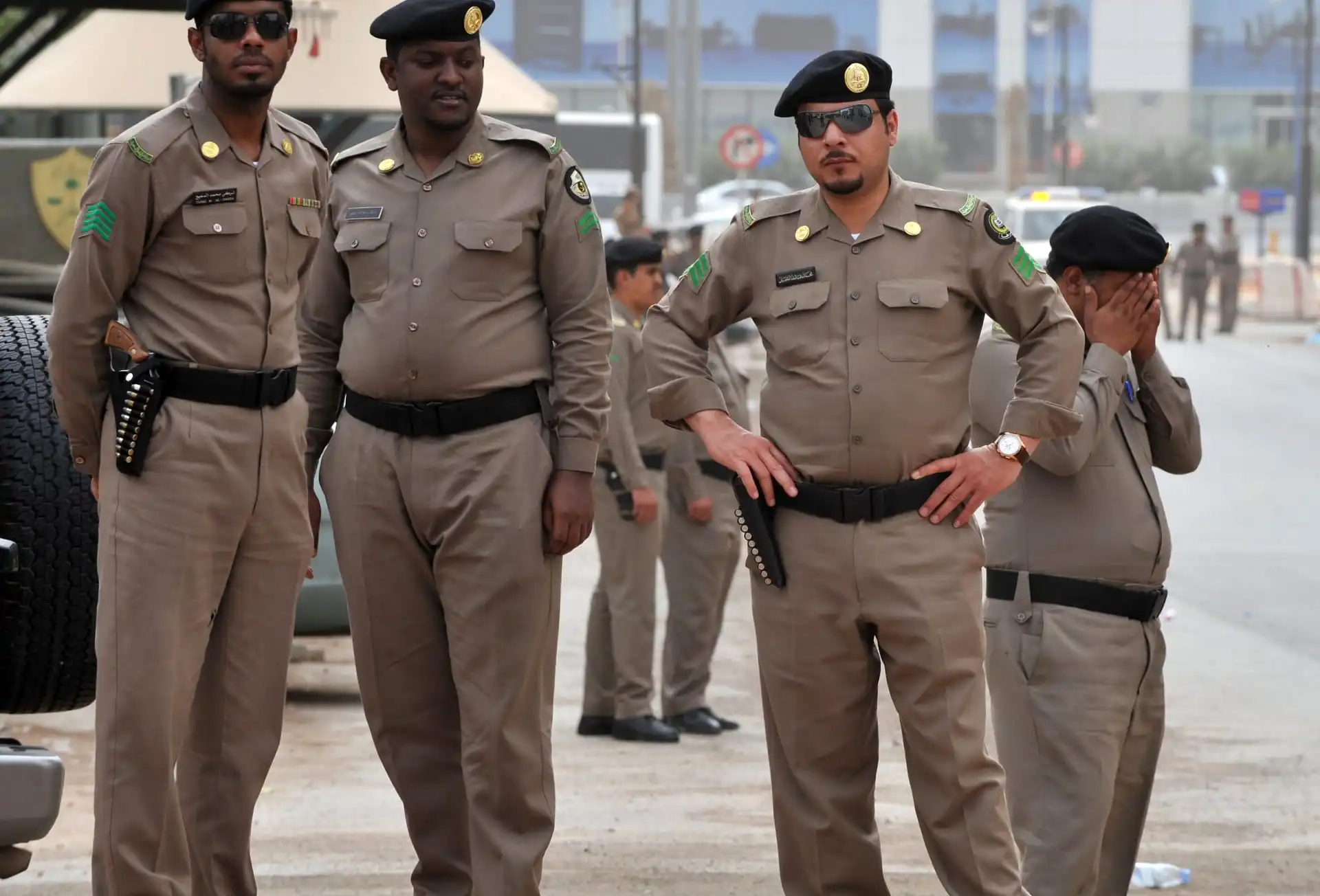 عناصر من الأمن السعودي