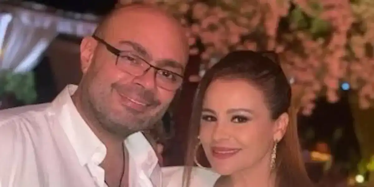 الفنانة اللبنانية كارول سماحة وزوجها