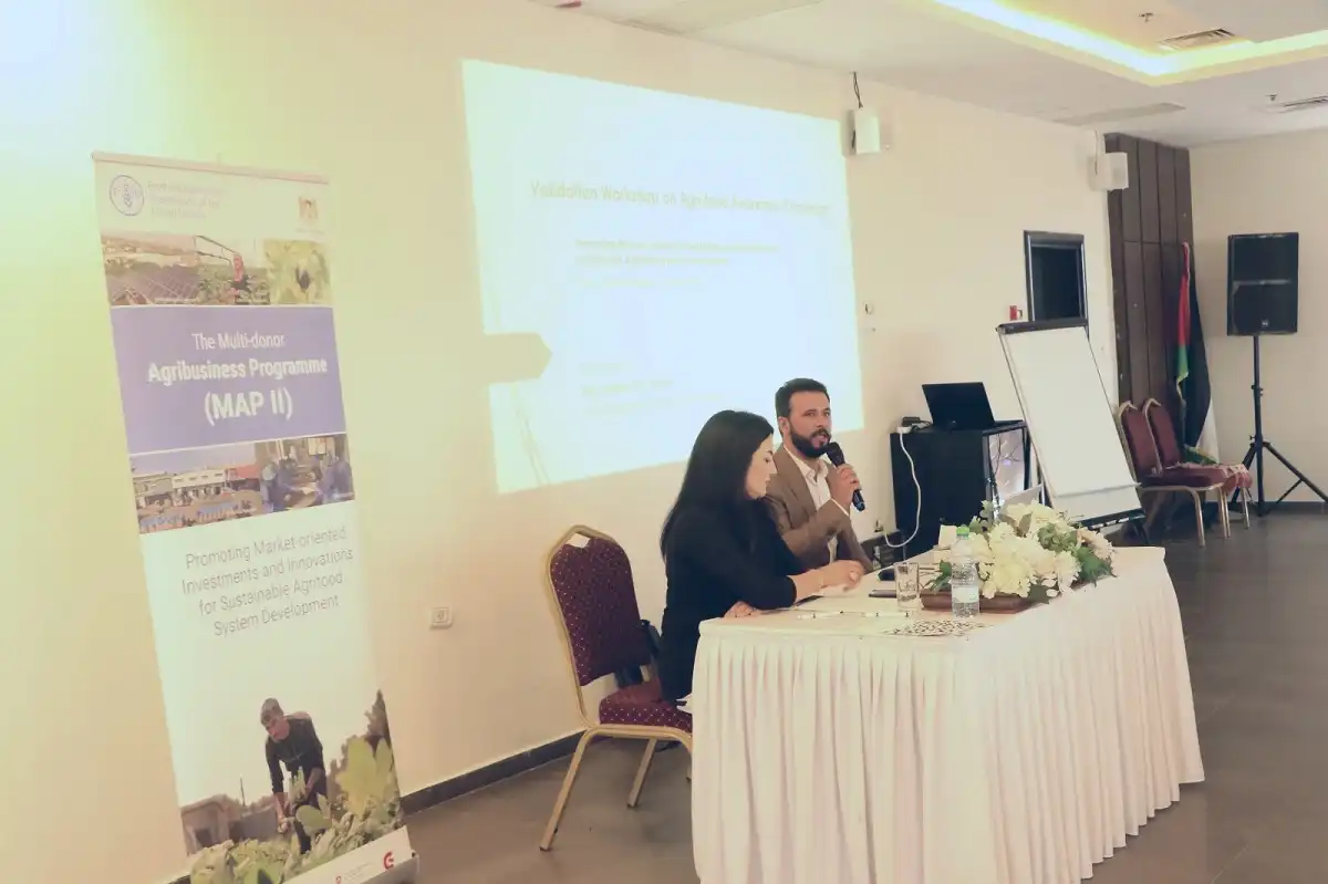 ورشة عمل حول التوعية بالإنتاج الزراعي المستدام