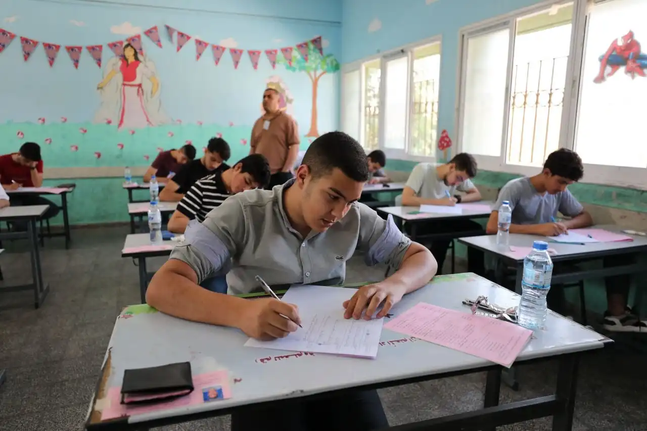 امتحانات الثانوية في غزة
