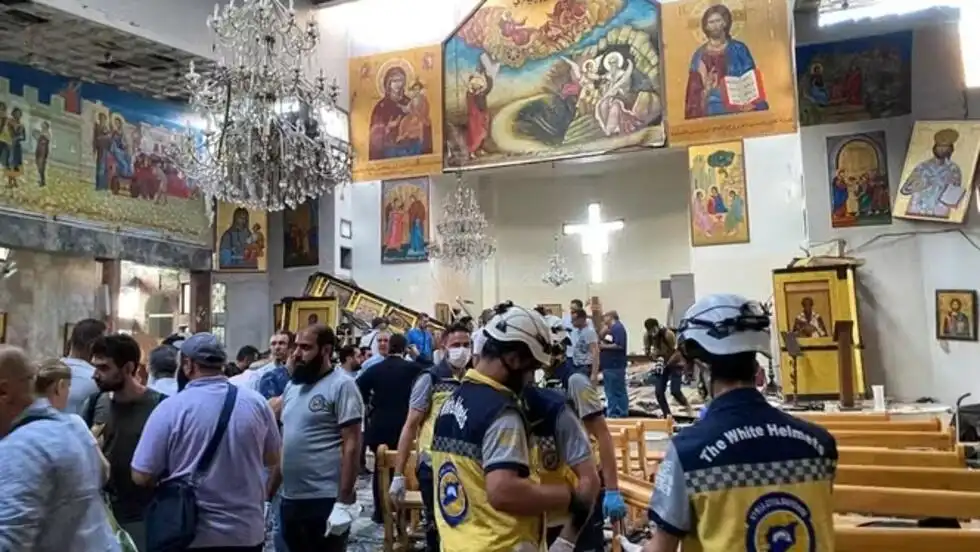 تفجير كنيسة للروم الأرثوذكس